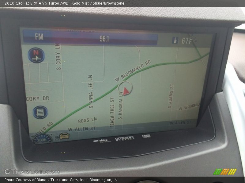 Gold Mist / Shale/Brownstone 2010 Cadillac SRX 4 V6 Turbo AWD