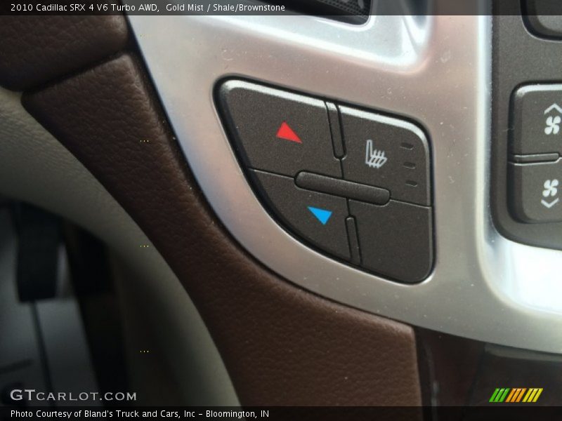 Gold Mist / Shale/Brownstone 2010 Cadillac SRX 4 V6 Turbo AWD