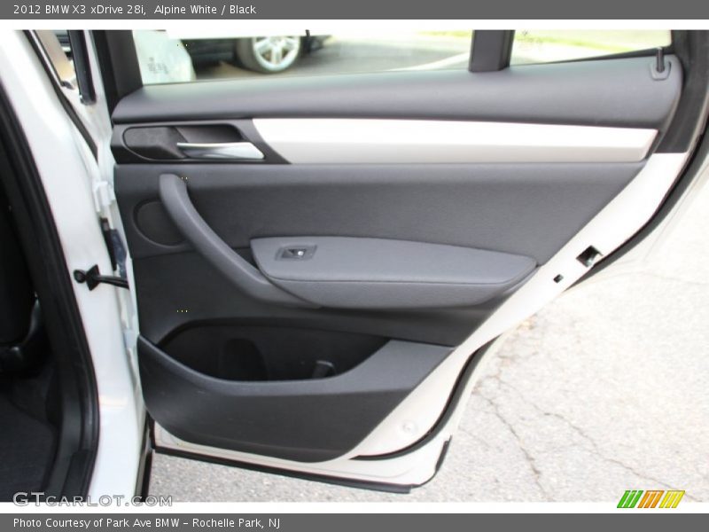 Alpine White / Black 2012 BMW X3 xDrive 28i