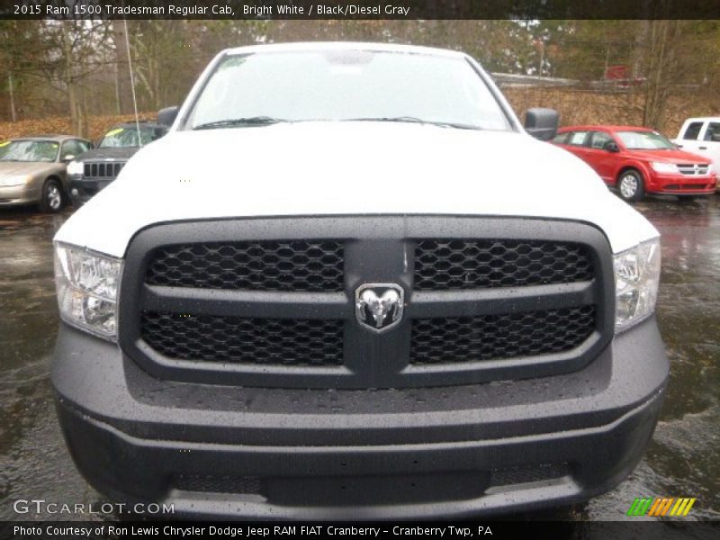 Bright White / Black/Diesel Gray 2015 Ram 1500 Tradesman Regular Cab