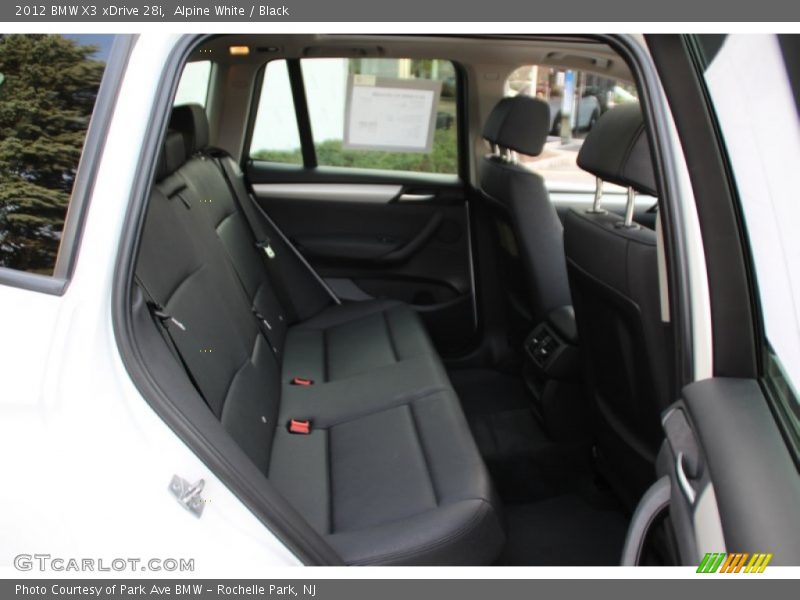 Alpine White / Black 2012 BMW X3 xDrive 28i