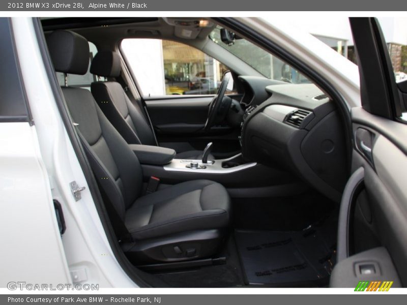 Alpine White / Black 2012 BMW X3 xDrive 28i