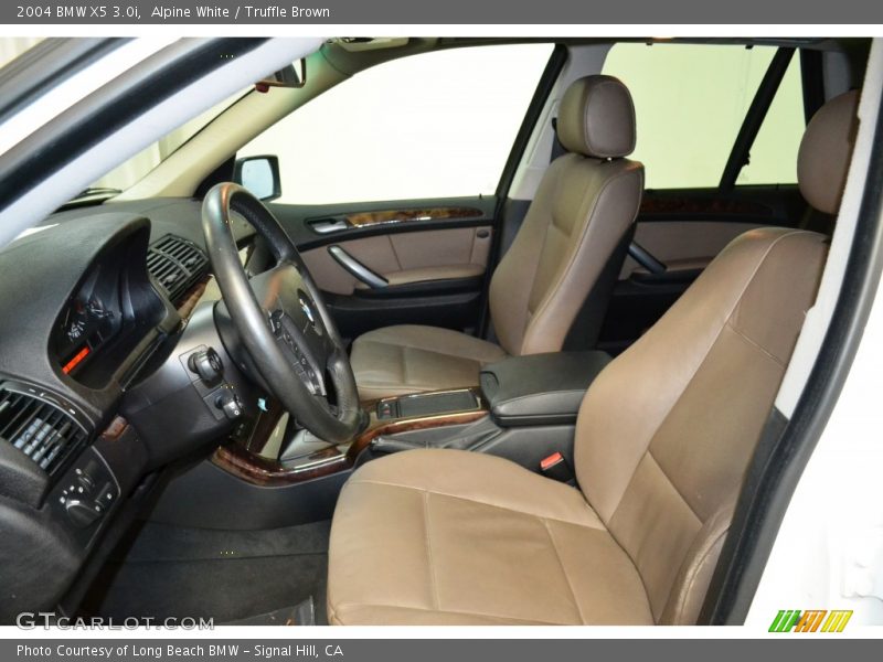 Alpine White / Truffle Brown 2004 BMW X5 3.0i