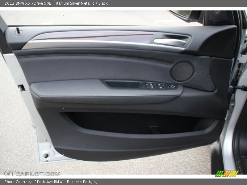 Titanium Silver Metallic / Black 2013 BMW X5 xDrive 50i