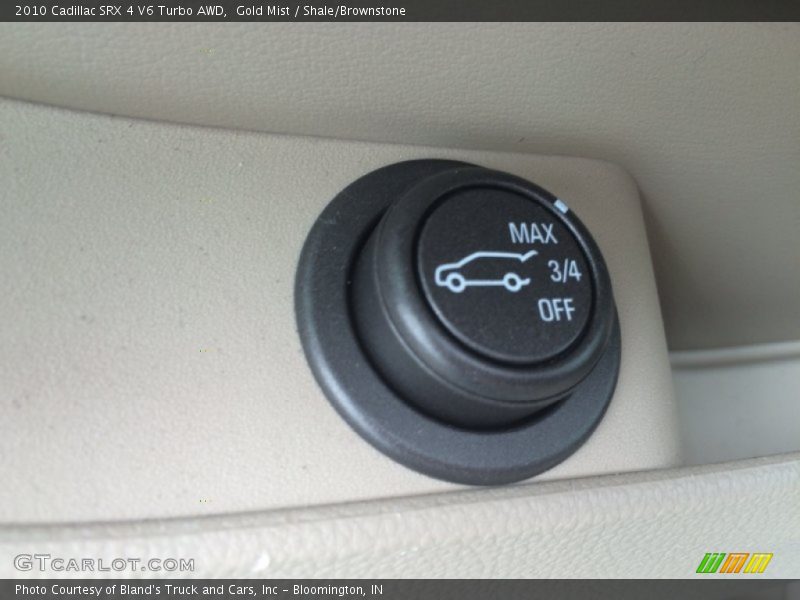 Gold Mist / Shale/Brownstone 2010 Cadillac SRX 4 V6 Turbo AWD