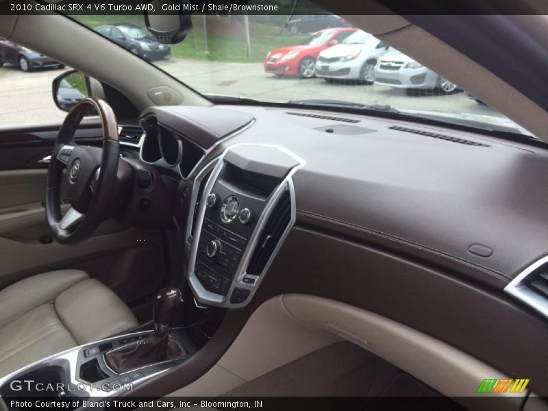 Gold Mist / Shale/Brownstone 2010 Cadillac SRX 4 V6 Turbo AWD