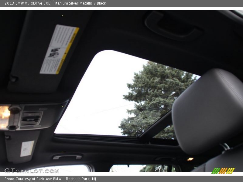 Titanium Silver Metallic / Black 2013 BMW X5 xDrive 50i