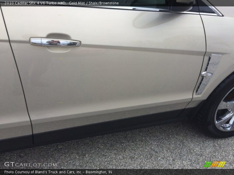 Gold Mist / Shale/Brownstone 2010 Cadillac SRX 4 V6 Turbo AWD