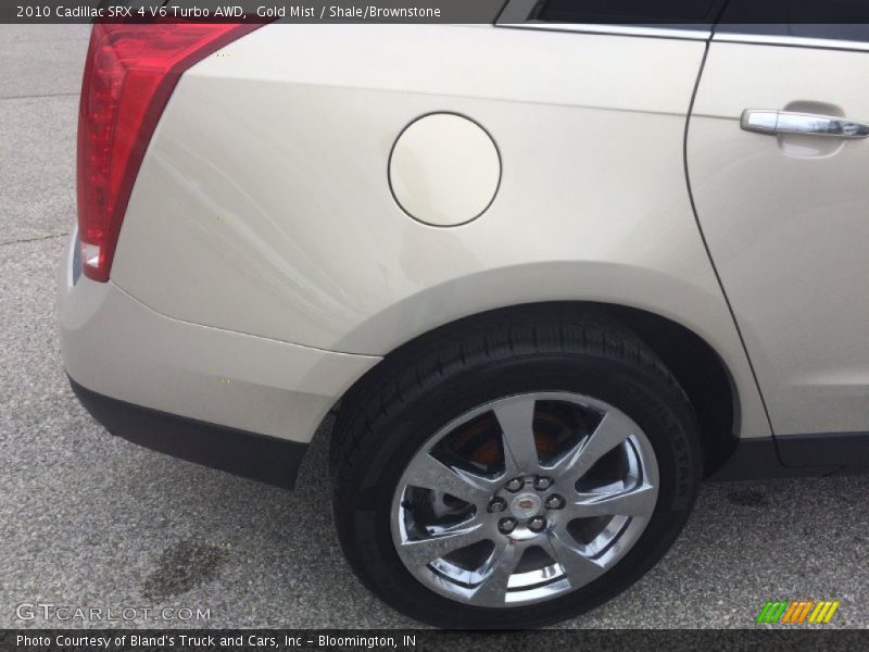 Gold Mist / Shale/Brownstone 2010 Cadillac SRX 4 V6 Turbo AWD