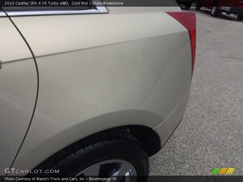 Gold Mist / Shale/Brownstone 2010 Cadillac SRX 4 V6 Turbo AWD