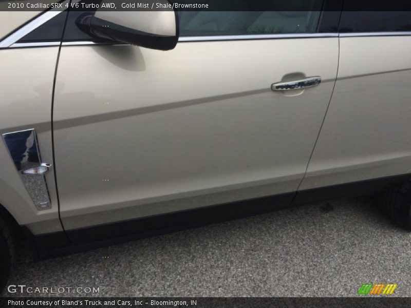 Gold Mist / Shale/Brownstone 2010 Cadillac SRX 4 V6 Turbo AWD