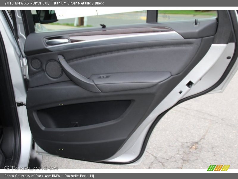 Titanium Silver Metallic / Black 2013 BMW X5 xDrive 50i