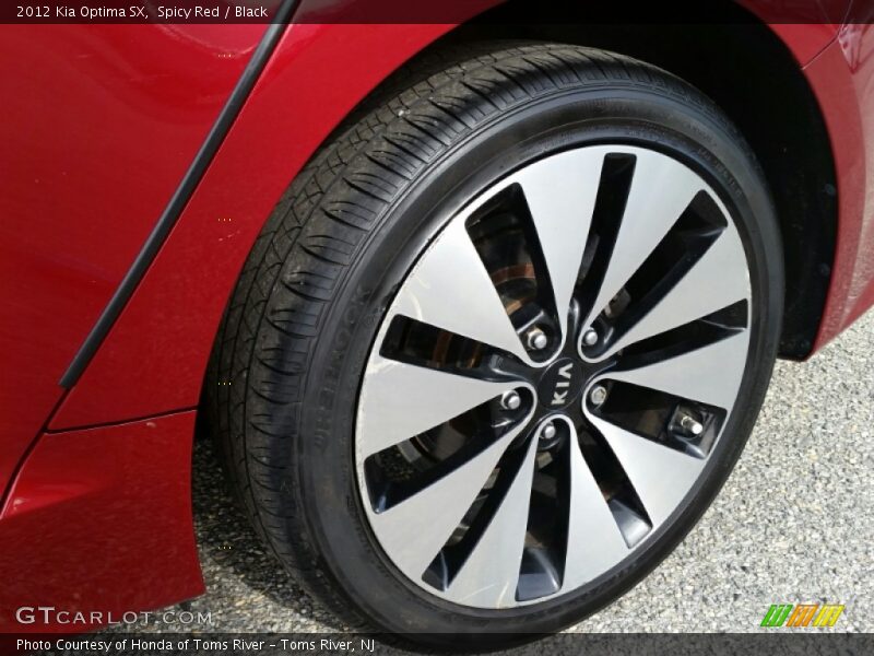Spicy Red / Black 2012 Kia Optima SX