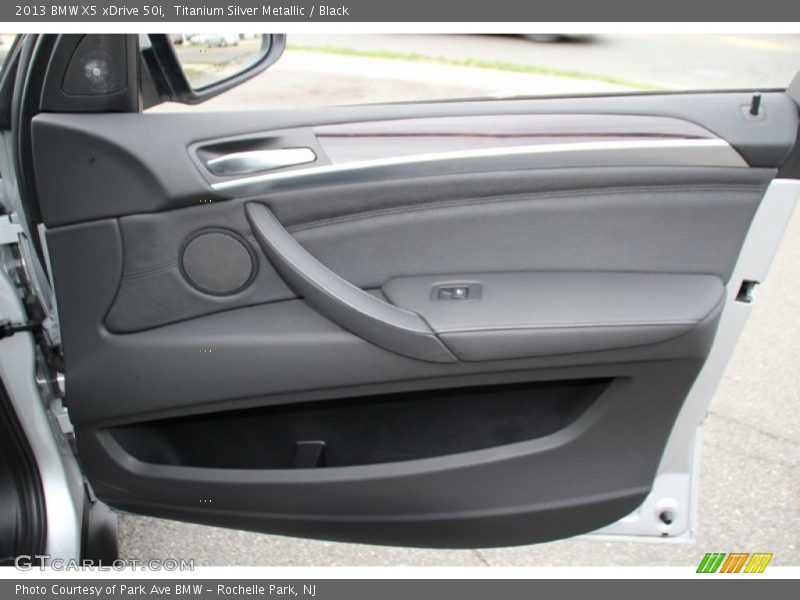 Titanium Silver Metallic / Black 2013 BMW X5 xDrive 50i