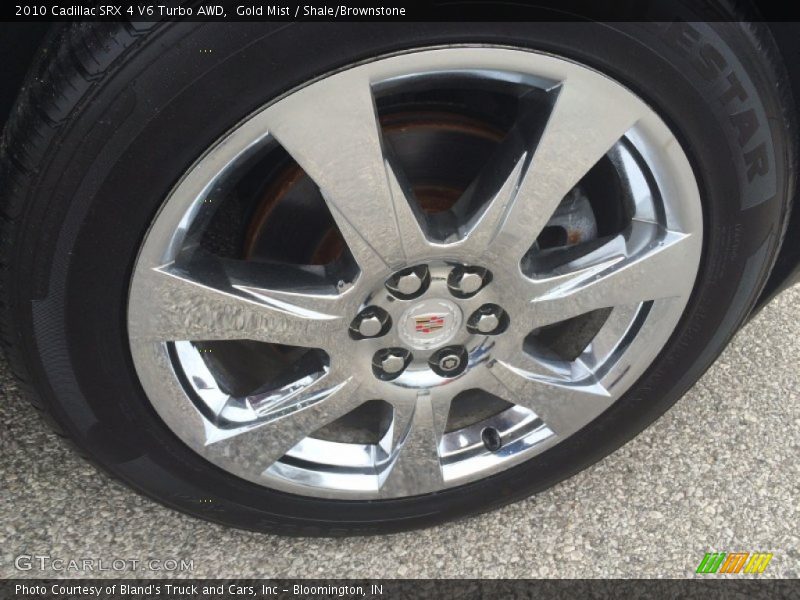 Gold Mist / Shale/Brownstone 2010 Cadillac SRX 4 V6 Turbo AWD