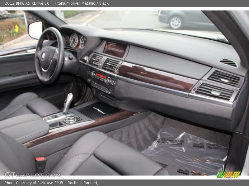 Titanium Silver Metallic / Black 2013 BMW X5 xDrive 50i