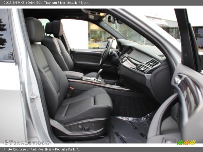 Titanium Silver Metallic / Black 2013 BMW X5 xDrive 50i