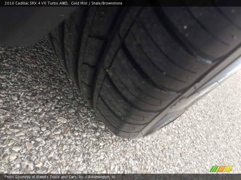 Gold Mist / Shale/Brownstone 2010 Cadillac SRX 4 V6 Turbo AWD