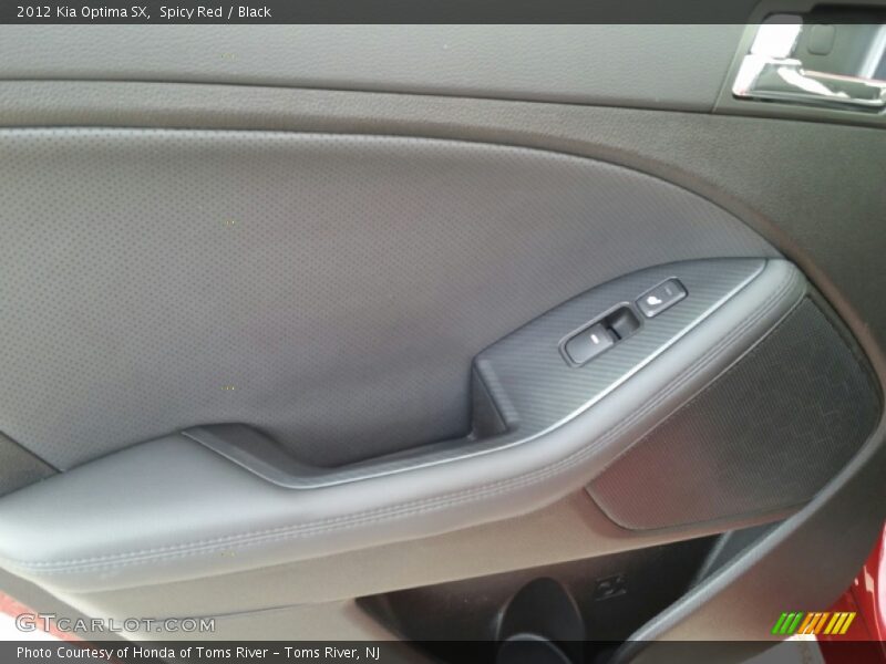 Spicy Red / Black 2012 Kia Optima SX