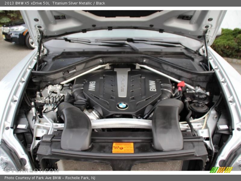 Titanium Silver Metallic / Black 2013 BMW X5 xDrive 50i