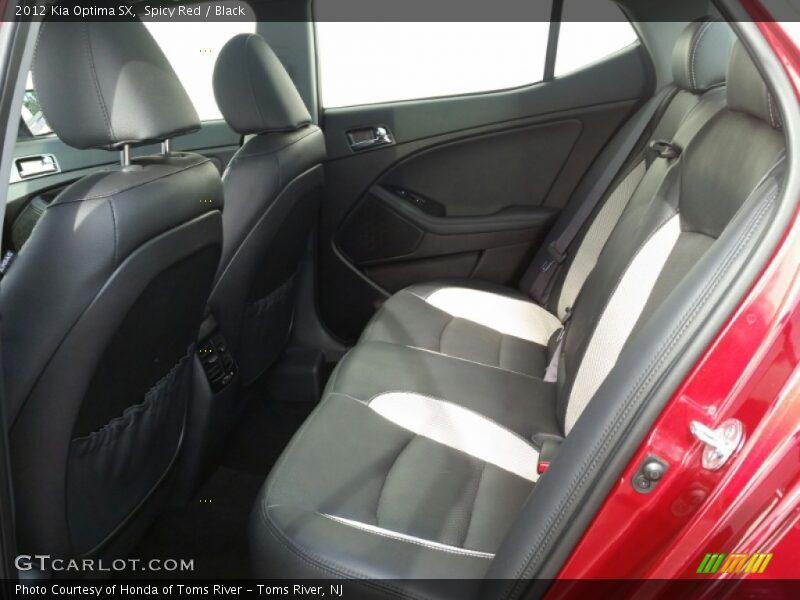 Spicy Red / Black 2012 Kia Optima SX