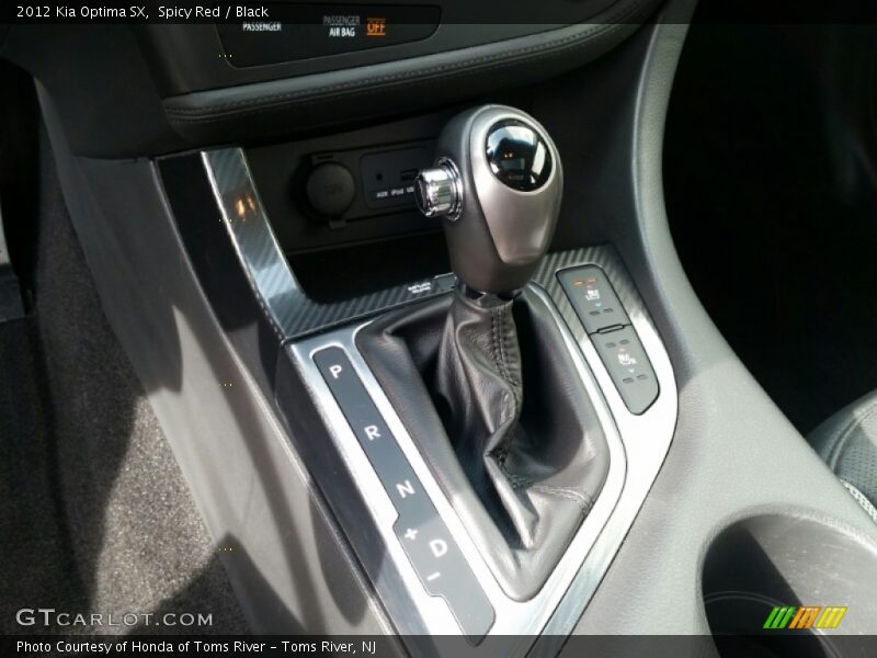 Spicy Red / Black 2012 Kia Optima SX