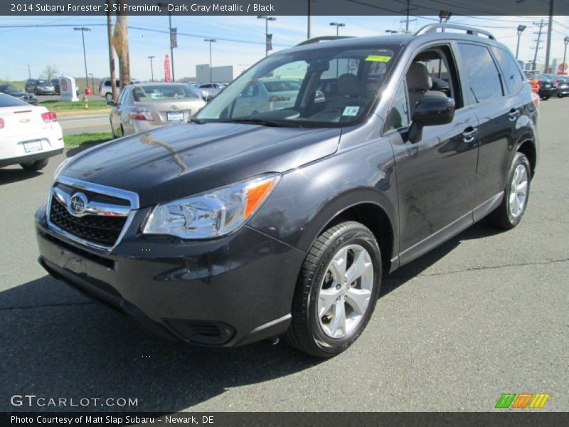 Dark Gray Metallic / Black 2014 Subaru Forester 2.5i Premium