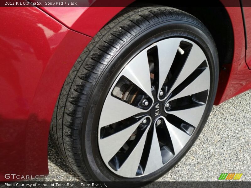 Spicy Red / Black 2012 Kia Optima SX
