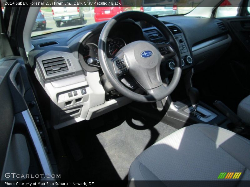Dark Gray Metallic / Black 2014 Subaru Forester 2.5i Premium