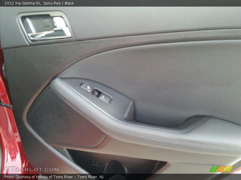 Spicy Red / Black 2012 Kia Optima SX
