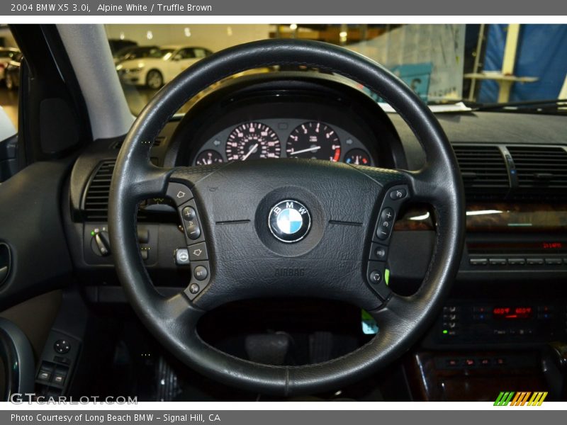 Alpine White / Truffle Brown 2004 BMW X5 3.0i