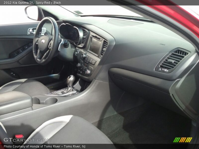Spicy Red / Black 2012 Kia Optima SX
