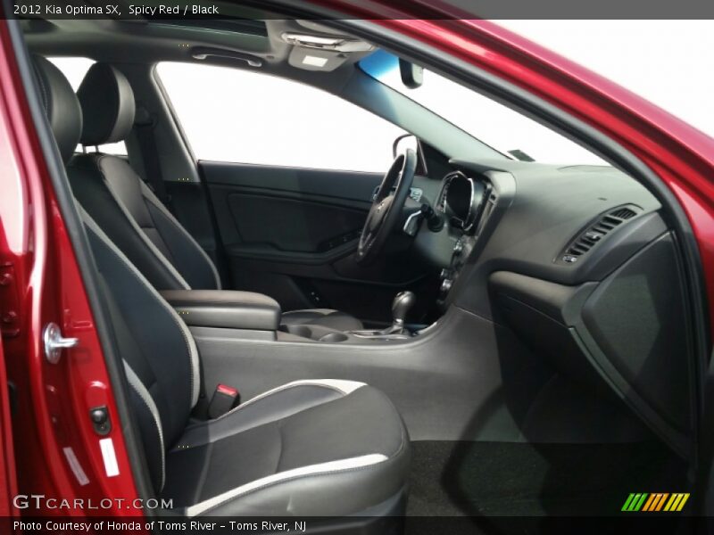 Spicy Red / Black 2012 Kia Optima SX