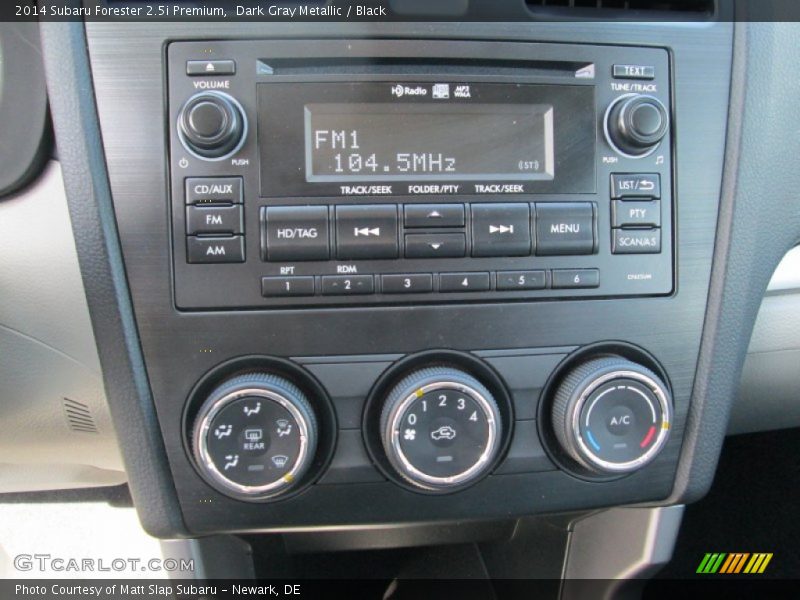 Dark Gray Metallic / Black 2014 Subaru Forester 2.5i Premium