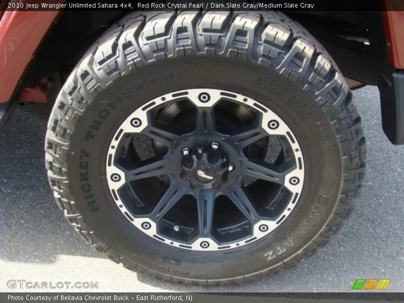 Red Rock Crystal Pearl / Dark Slate Gray/Medium Slate Gray 2010 Jeep Wrangler Unlimited Sahara 4x4
