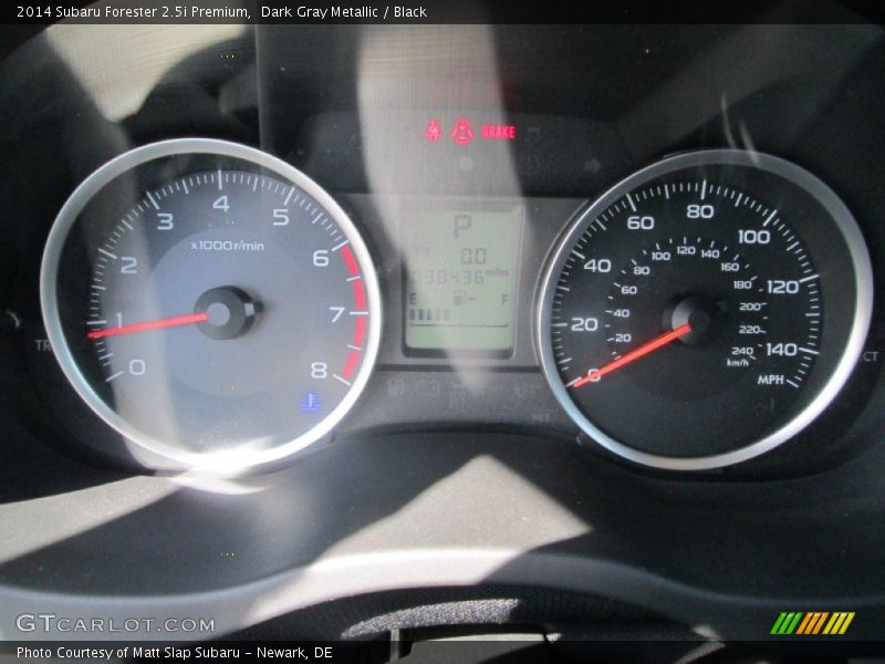 Dark Gray Metallic / Black 2014 Subaru Forester 2.5i Premium
