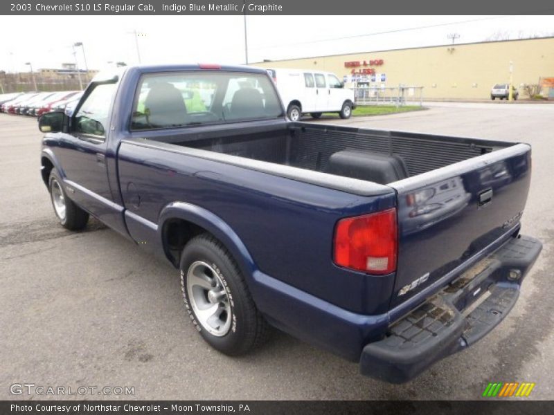 Indigo Blue Metallic / Graphite 2003 Chevrolet S10 LS Regular Cab