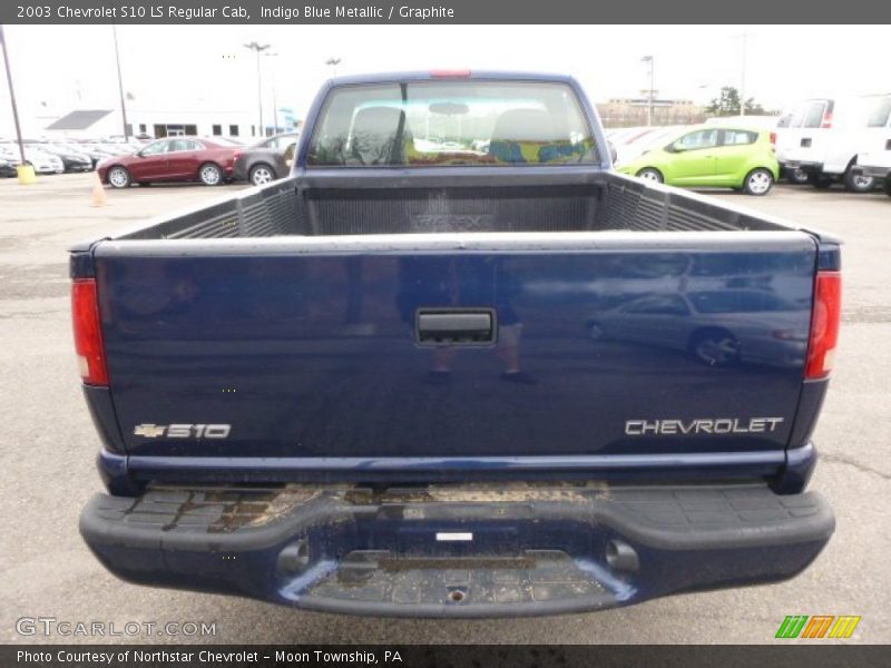 Indigo Blue Metallic / Graphite 2003 Chevrolet S10 LS Regular Cab