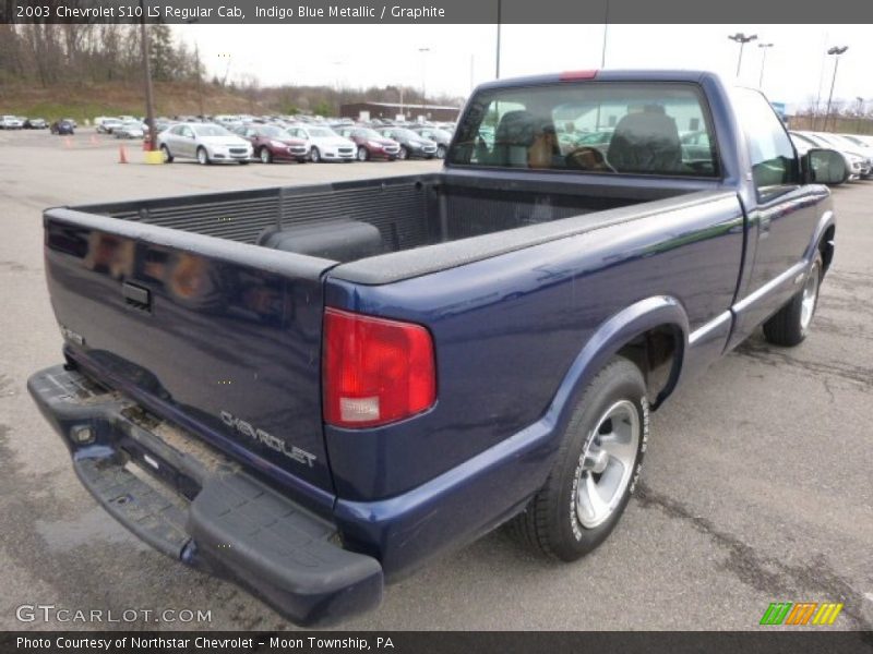 Indigo Blue Metallic / Graphite 2003 Chevrolet S10 LS Regular Cab