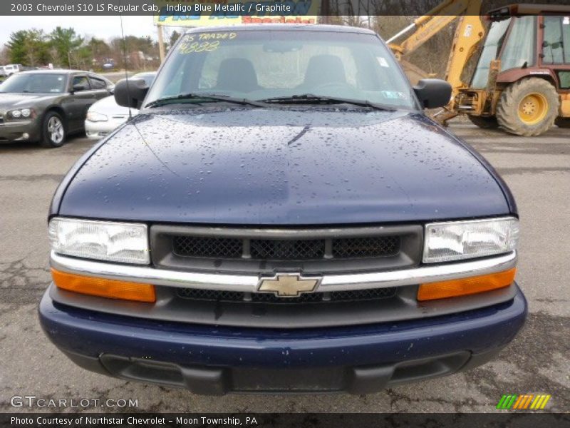 Indigo Blue Metallic / Graphite 2003 Chevrolet S10 LS Regular Cab