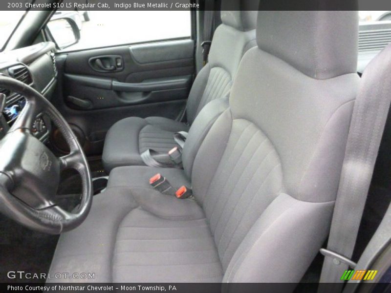 Indigo Blue Metallic / Graphite 2003 Chevrolet S10 LS Regular Cab