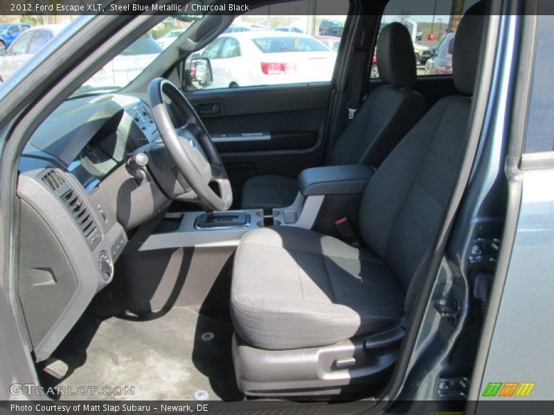 Steel Blue Metallic / Charcoal Black 2012 Ford Escape XLT