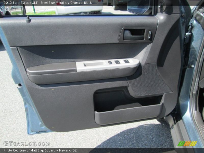 Steel Blue Metallic / Charcoal Black 2012 Ford Escape XLT