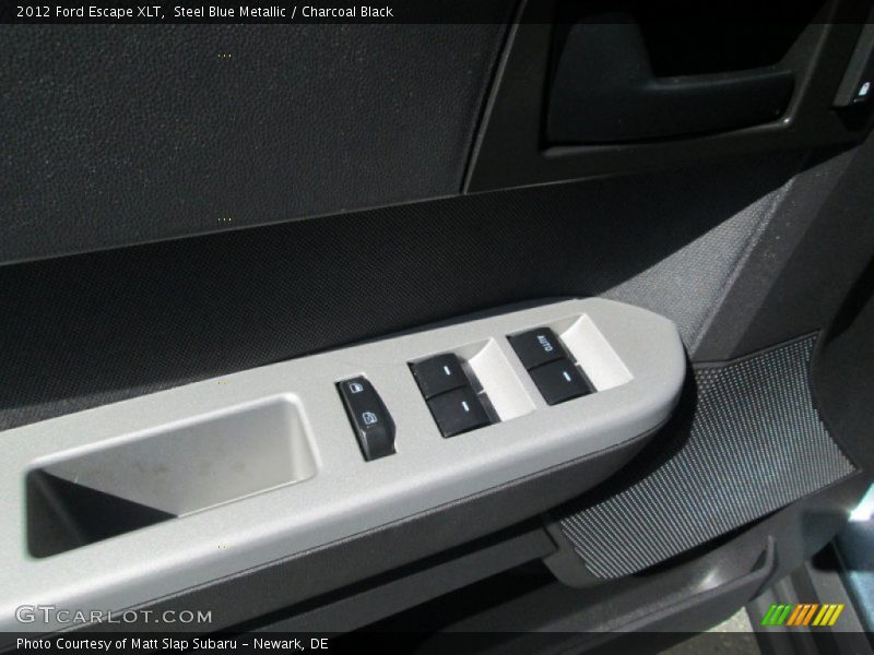 Steel Blue Metallic / Charcoal Black 2012 Ford Escape XLT