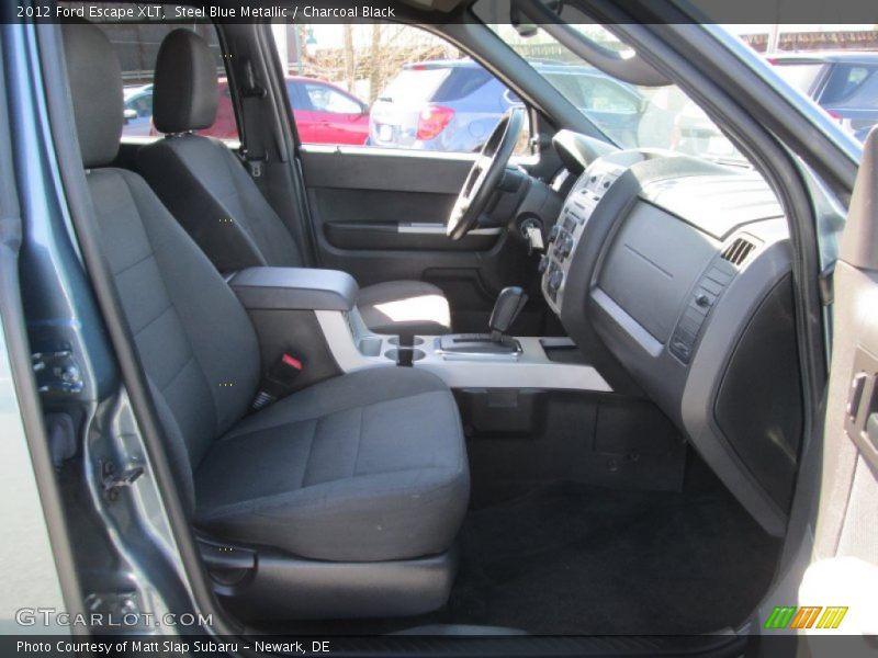 Steel Blue Metallic / Charcoal Black 2012 Ford Escape XLT