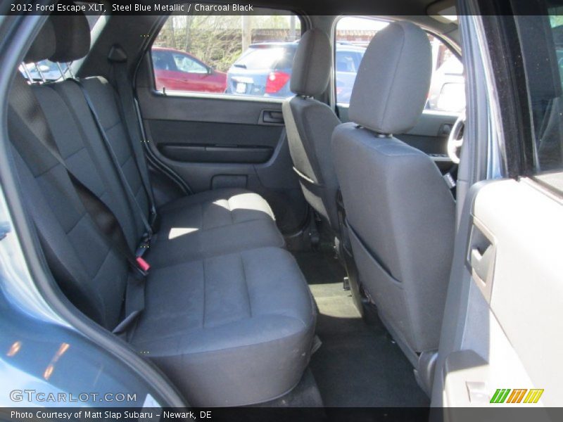 Steel Blue Metallic / Charcoal Black 2012 Ford Escape XLT