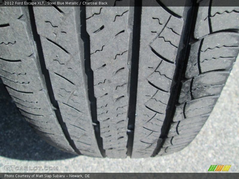 Steel Blue Metallic / Charcoal Black 2012 Ford Escape XLT