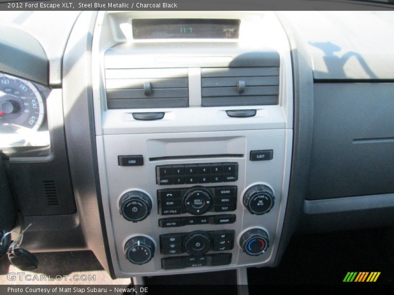 Steel Blue Metallic / Charcoal Black 2012 Ford Escape XLT