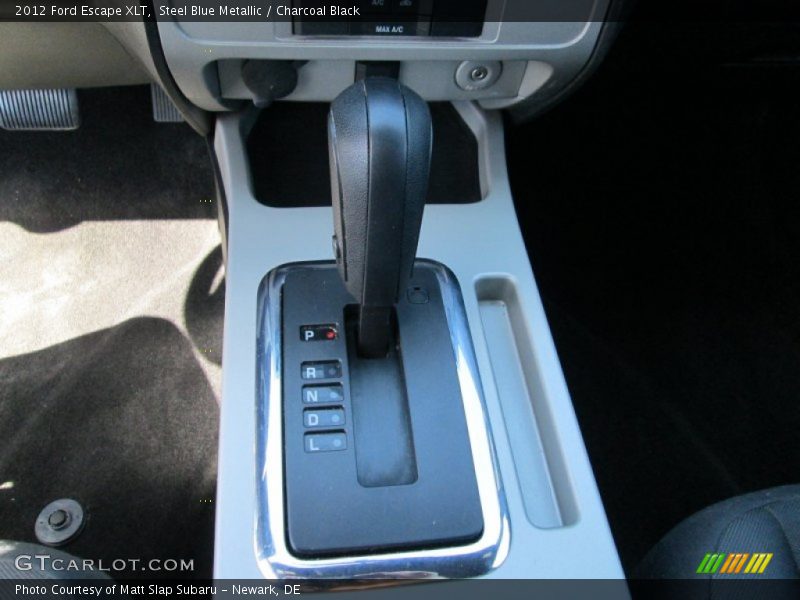 Steel Blue Metallic / Charcoal Black 2012 Ford Escape XLT