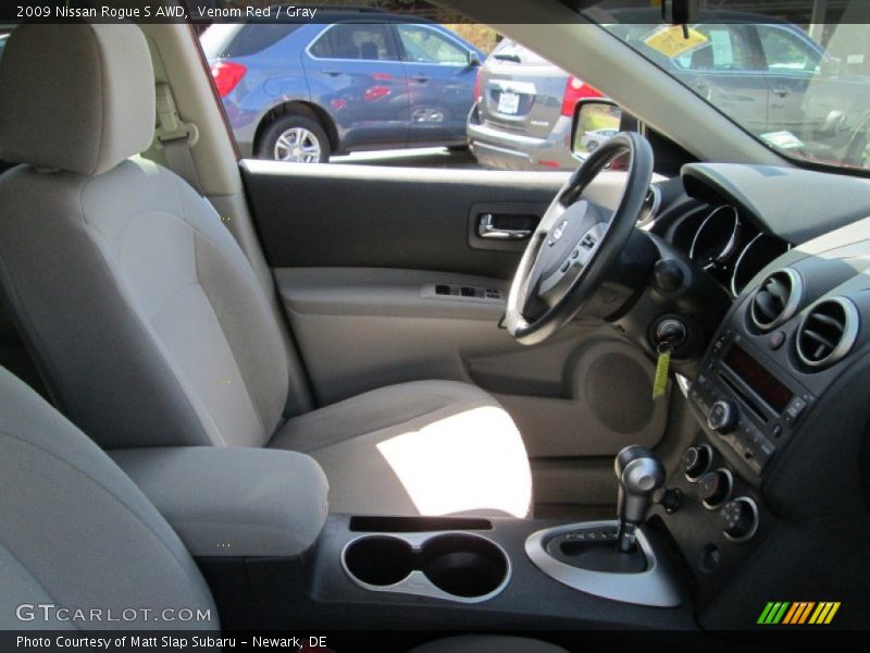 Venom Red / Gray 2009 Nissan Rogue S AWD